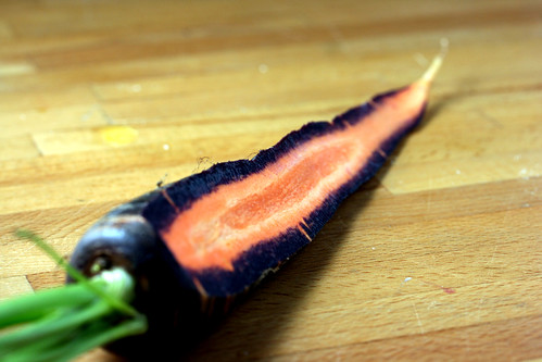 Multicoloured carrot