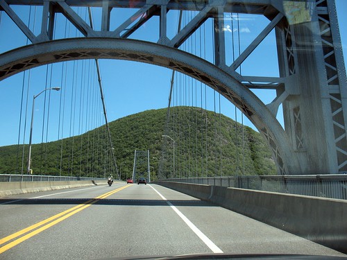Bear Mountain Bridge over the Hudson River