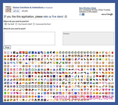 Xarogije Facebook Emoticons Codes