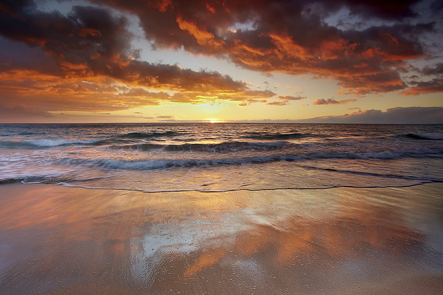 Mango Skies - Hapuna Beach, Big Island, Hawaii by PatrickSmithPhotography