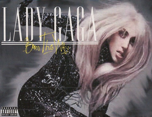 lady gaga born this way cd cover image. lady gaga born this way album