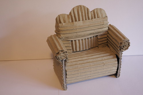 Cardboard chair design