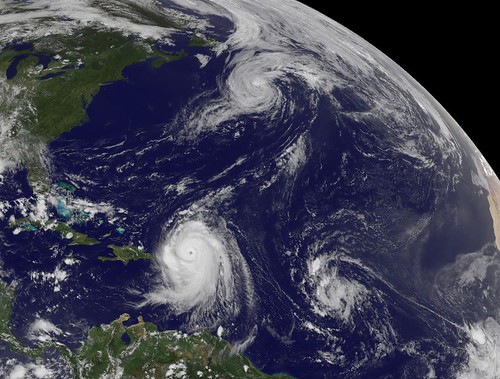 NASA Satellite Captures Hurricane Danielle, Hurricane Earl and Developing Tropical Depression 8