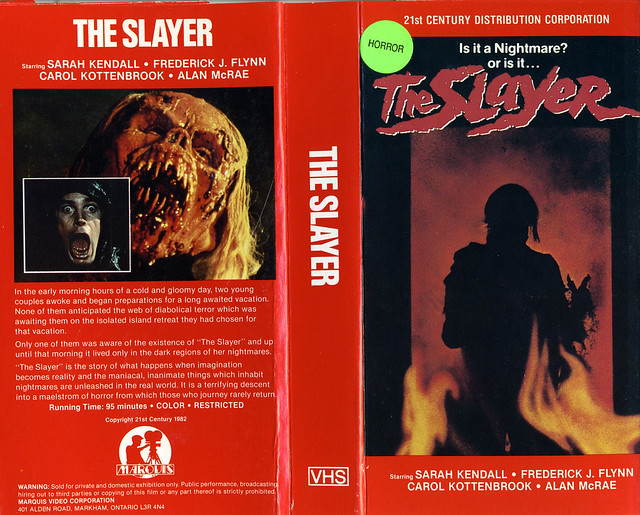 The Slayer (VHS Box Art)