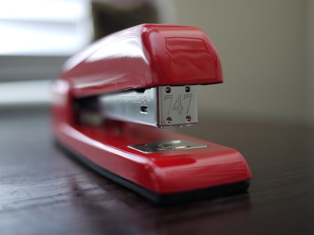 Image result for stapler on desk