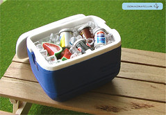 Well Stocked Summer Cooler- 1/12 scale