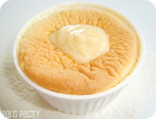 Grand Marnier Soufflé with Crème Anglaise