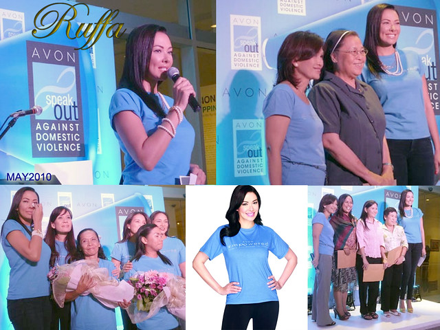 Ruffa - AVON Speak Out Against Domestic Violence May2010