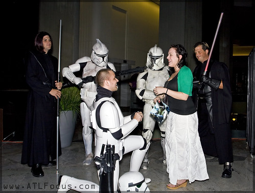 DragonCon Dragon Con 2010 Star Wars Storm Trooper Wedding Proposal