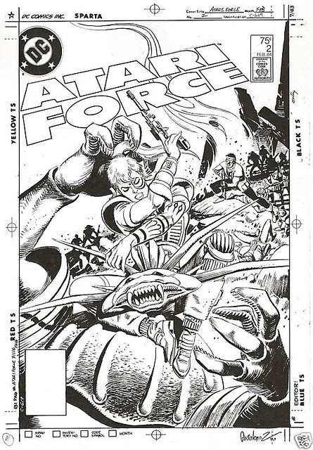 Atari Force 2 original cover by José Luis García-López
