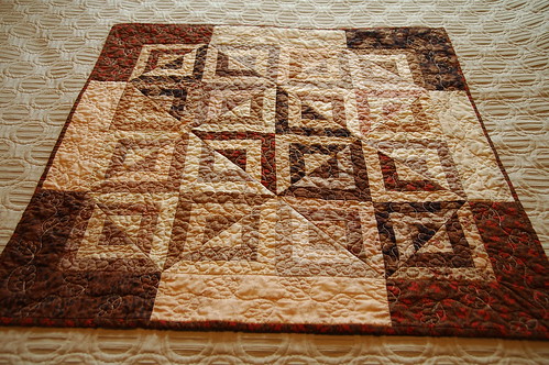 taupe quilt