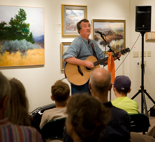 Ken got to open for Dana Lyons last night at the Confluence Gallery in Twisp!