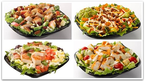 How healthy are the salads on the Wendy's menu?