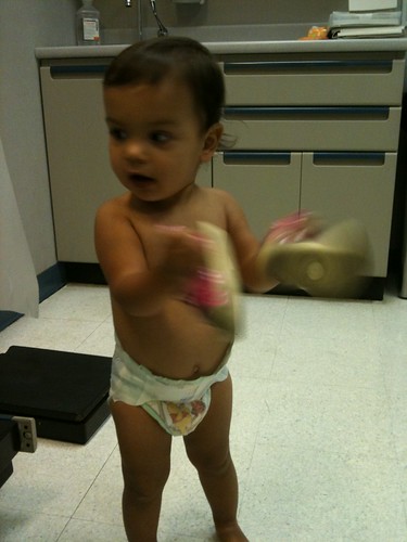 Laila at her 18 month checkup