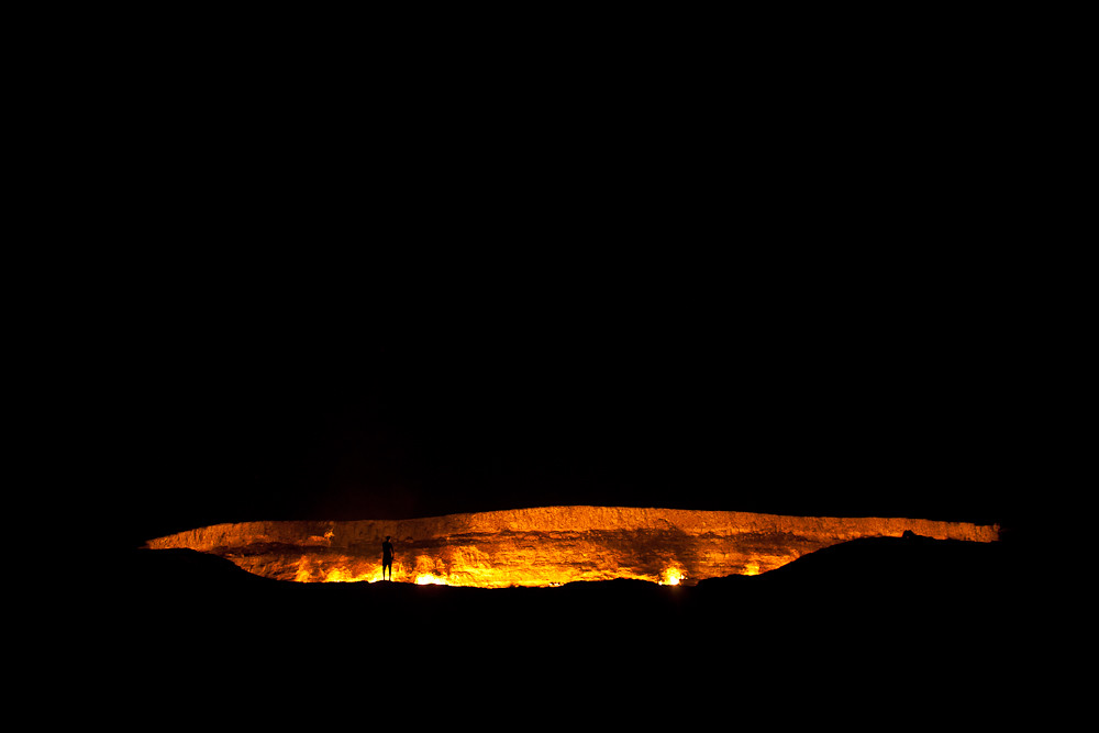 Darvaza Gas Crater Turkmenistan by michael j moss, on Flickr
