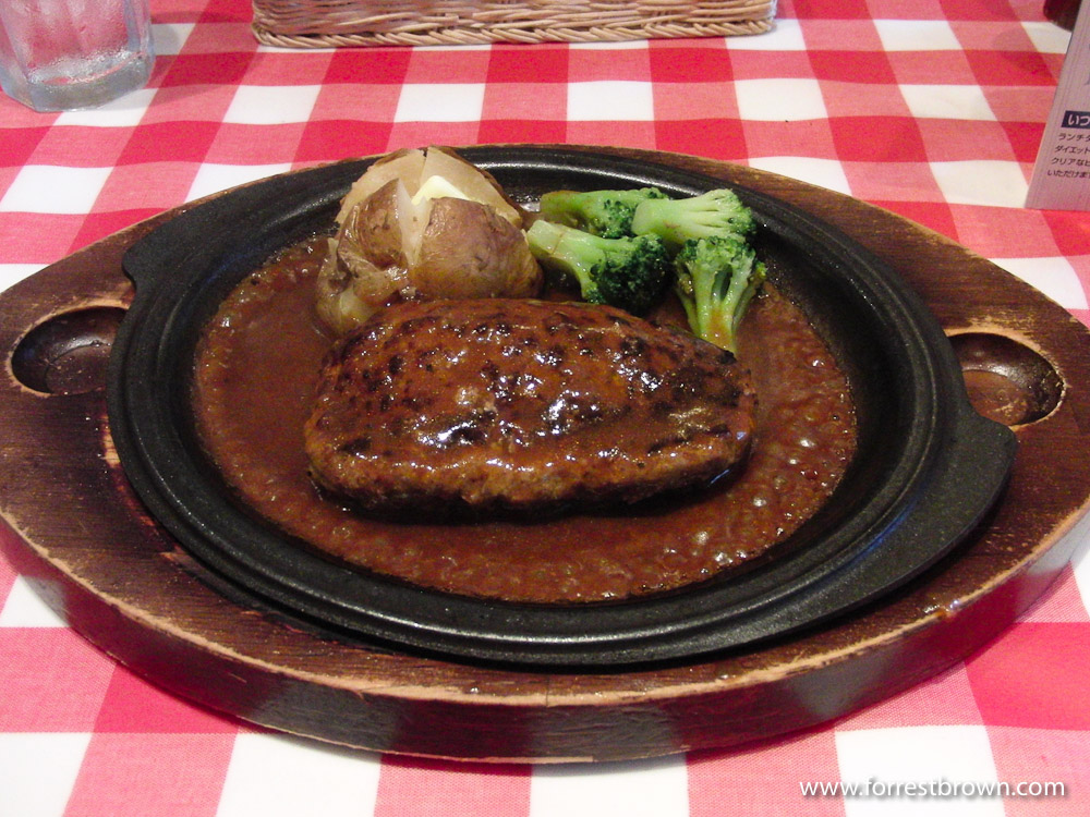 Japan, Tokyo, Hamburger Steak, Food, Lunch, Dinner, Restaurant