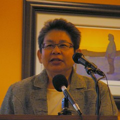 Sandy Samaniego, executive director of the Alaska Council on Domestic Violence & Sexual Assault