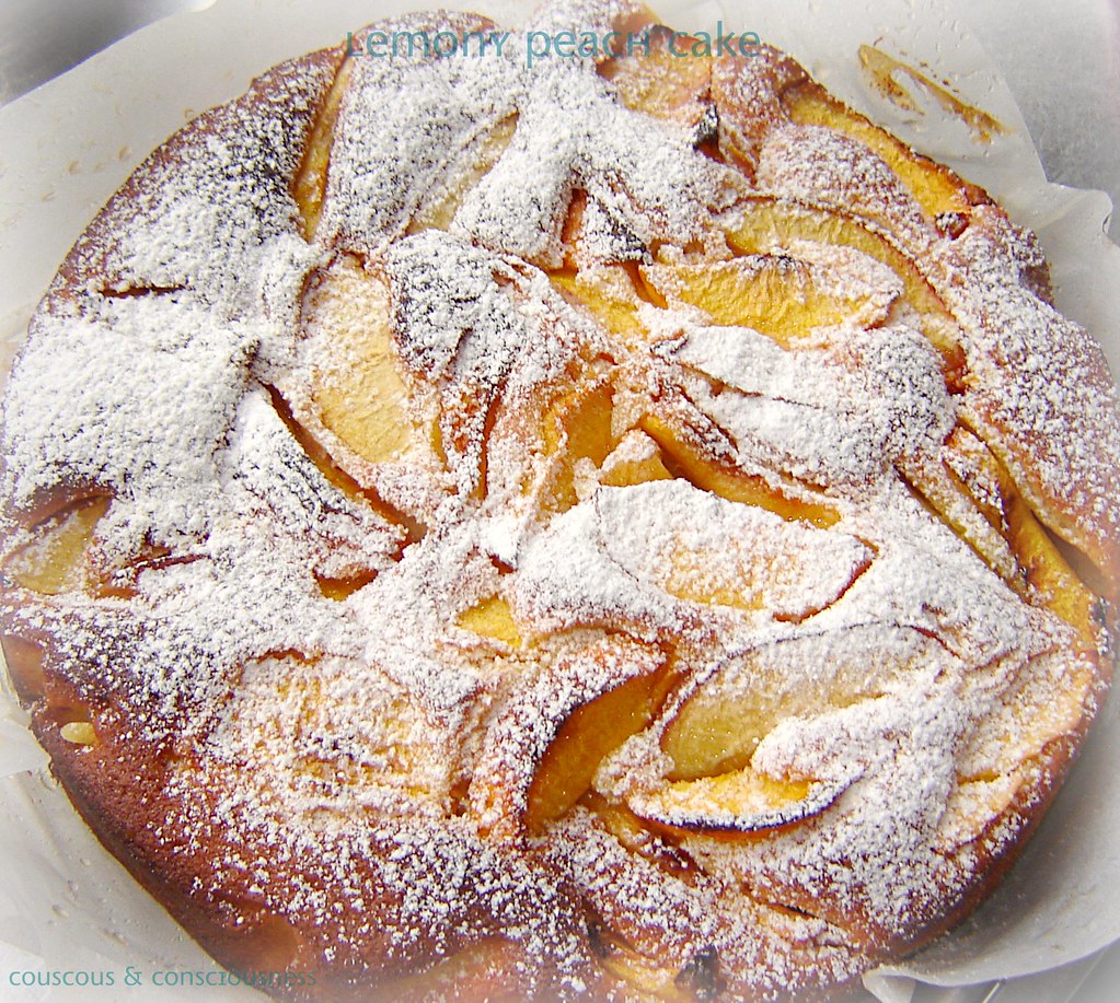 Peach & Lemon Cake, cropped & edited