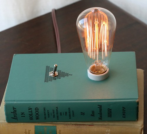 Hardback Book Lamp - Archer in Hollywood