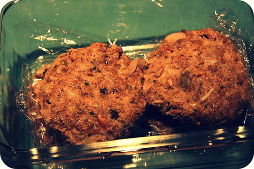 uncooked seed burgers