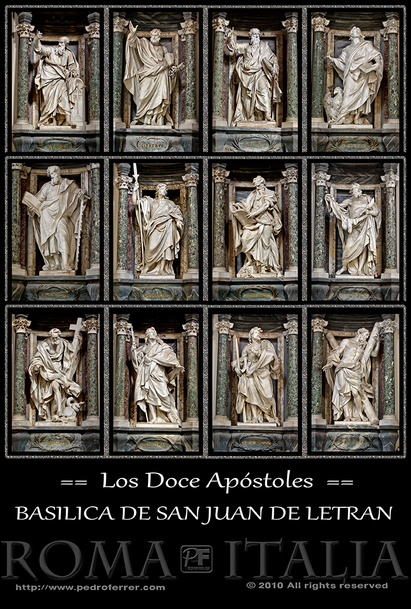 Roma - Archibasílica de San Juan de Letrán - Los Doce Apóstoles