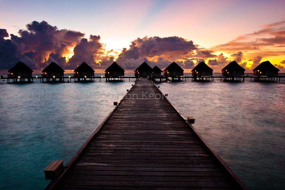 SunSet in Maldives