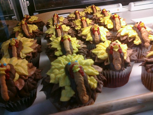 Turkey cupcakes! At Highland Bakery in Atlanta.