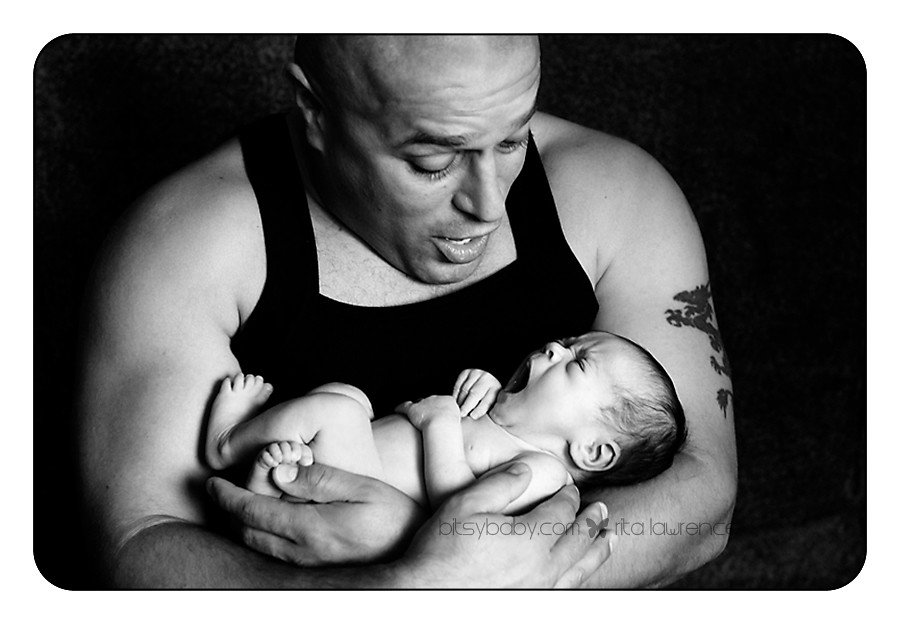 annapolis newborn with dad