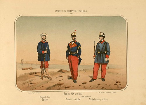 017- Álbum de la Infantería Española..-1861- conde de Clonard