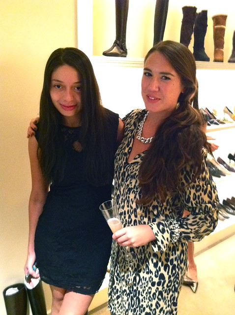 T and me at Manolo Blahnik