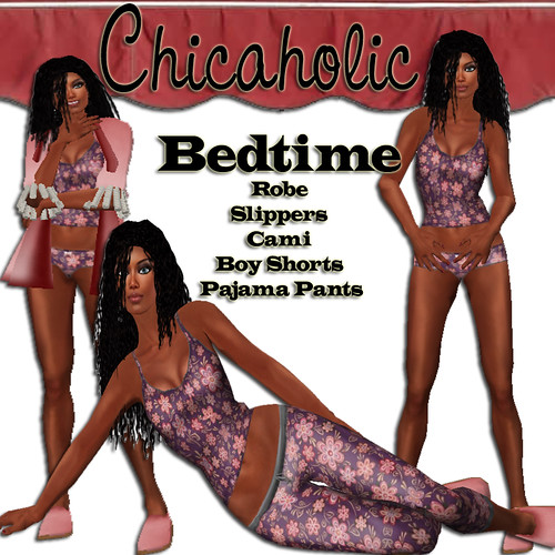 Chicaholic Bedtime - cute loungwear and sleep wear for women - thats comfy!
