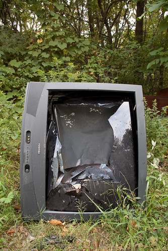 The secret life of a discarded TV