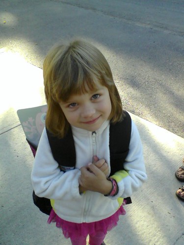 8am - Her 1st day of school.