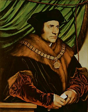 Sir Thomas More,  Hans Holbein, the Younger, 1532-1533