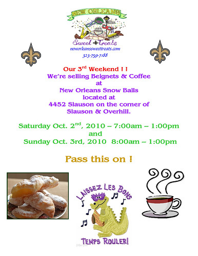 Flyer for Beignets & Coffee-1