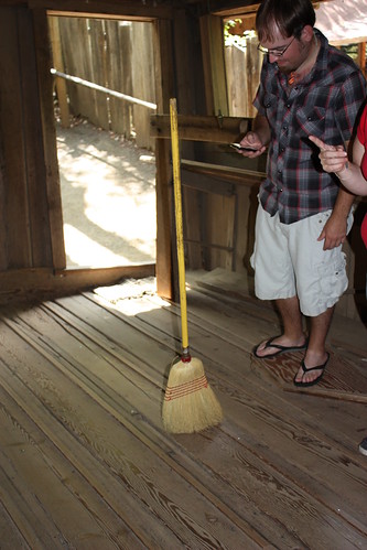 Seriously, a broom can accomplish what several drunks I know cannot. 