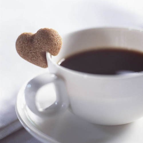 Brown sugar hearts, tea, coffee, hot chocolate, brown, white, cup, via coxandcox.co.uk