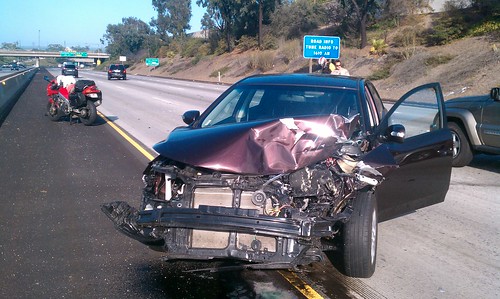 A seat belt and airbag saved my life today.
