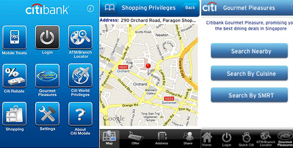 Various dining and shopping privileges with your Citibank cards