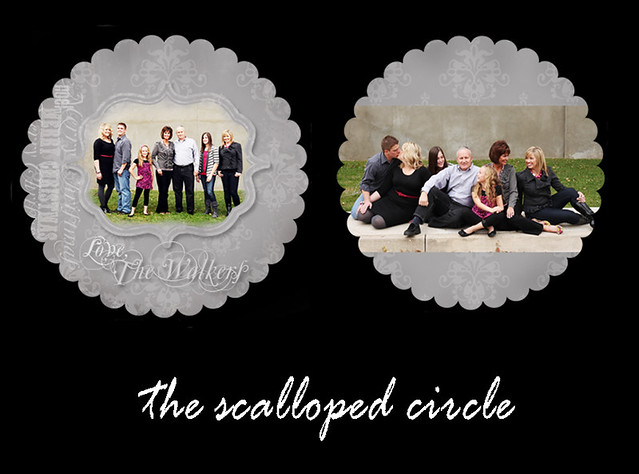 scalloped circle
