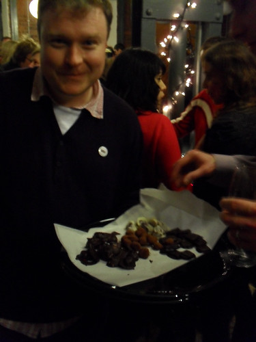 Dock Street Market Launch - Mike Wallis and chocolate