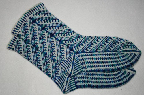 Blue zilboorg socks