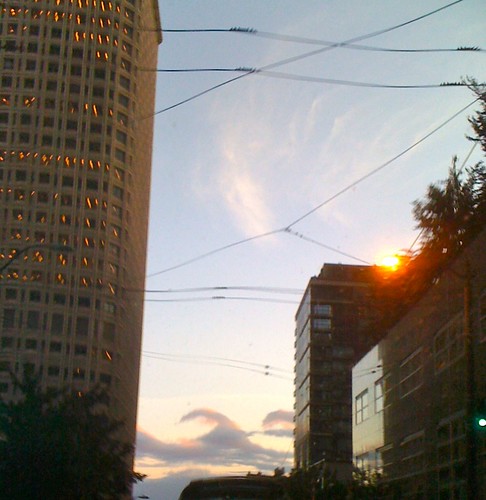 seattle before sunset 9pm
