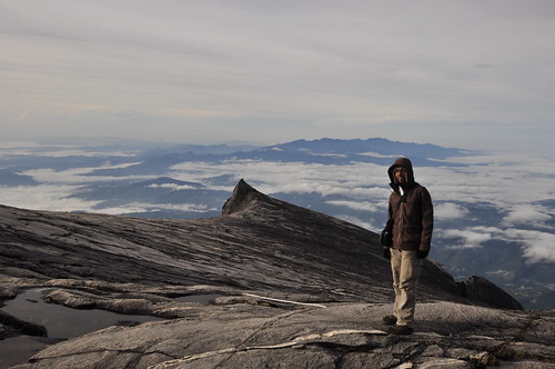 On top of Mt Kinabalu peak