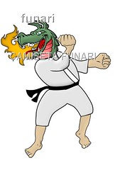 desenho foto lutador dragao luta tatoo