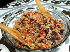 Quinoa and bean salad