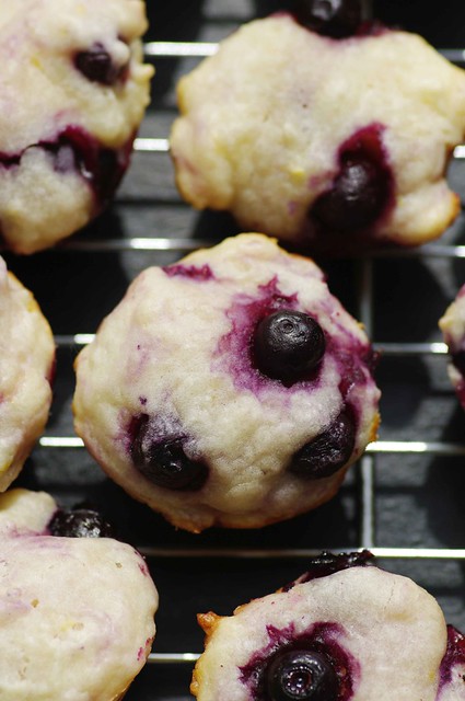 Mini Blueberry Lemon Muffins