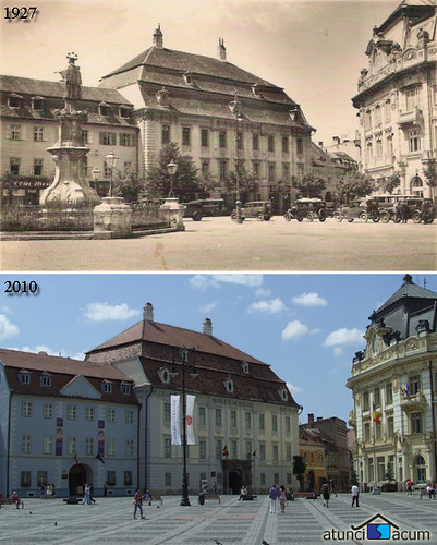 Sibiu - Piata Mare - 1927 - 2010