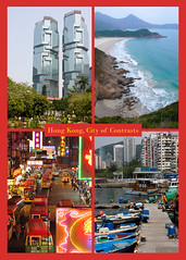 Hong Kong City of Contrasts - design 1 by Pondspider