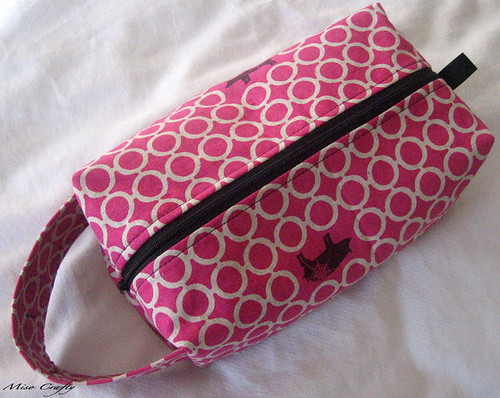 Pink Echino Pigs Project Bag